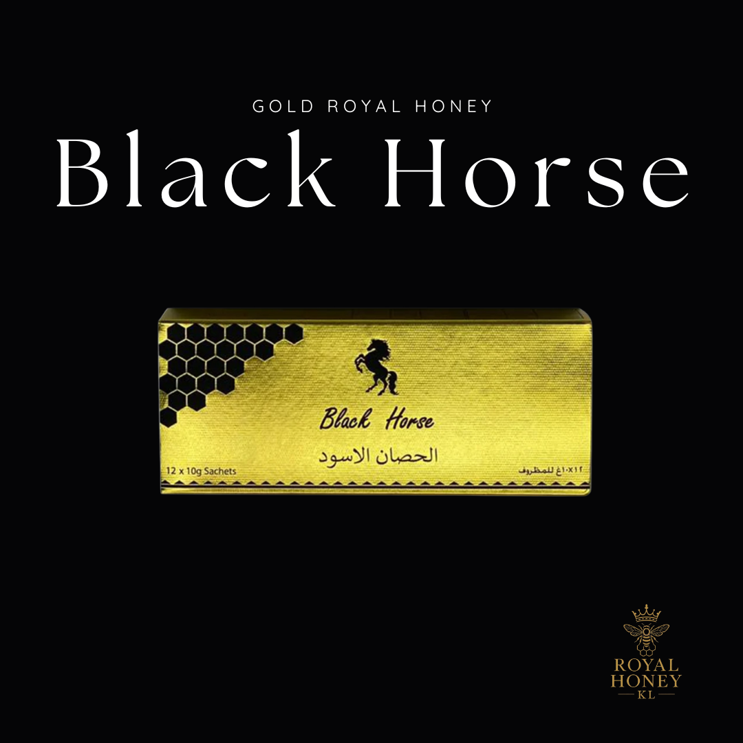 Black Horse Gold Royal Honey [10g x 12 sachets]